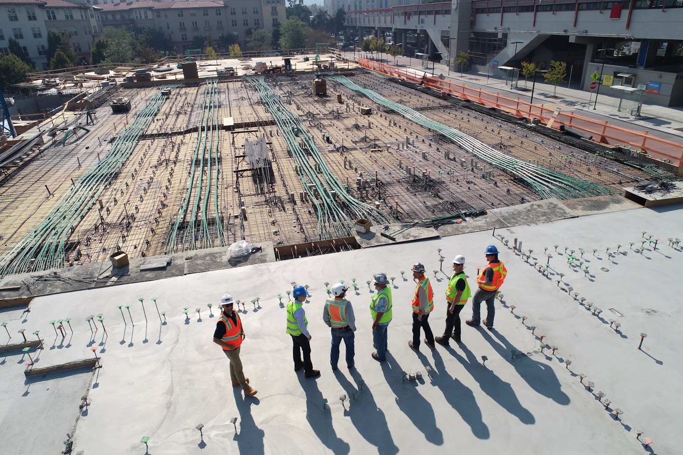 Vinco Projects team on construction site